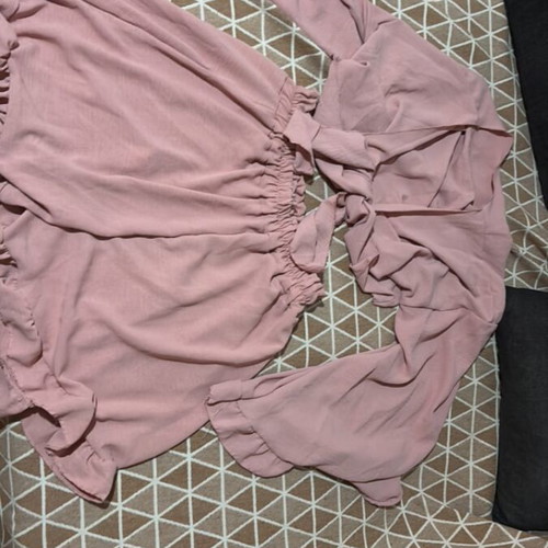 Set shorts top like new, pink