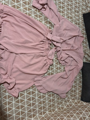 Set shorts top like new, pink