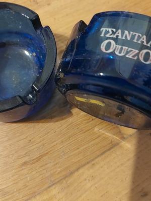 Collectible ashtrays new, pack of 3, Ouzo Tsantali