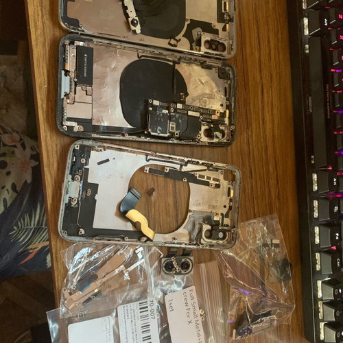 iPhone X parts lot used, complete set with battery