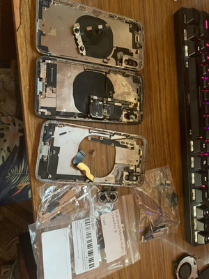 iPhone X parts lot used, complete set with battery