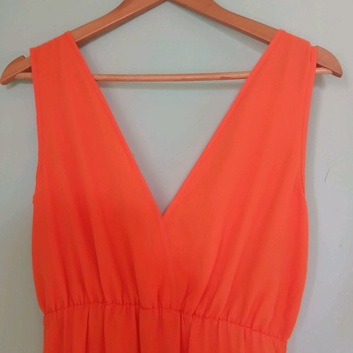 Lavand dress new, summer style, size M, orange