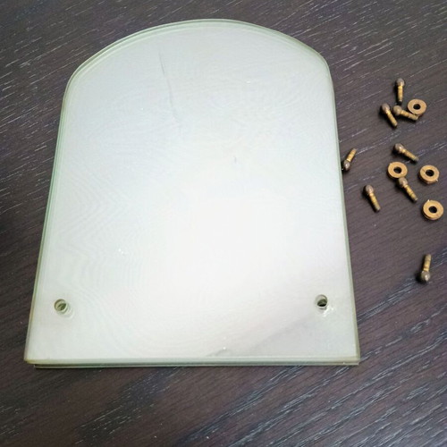 Glass tabletop frame used with 4 levels
