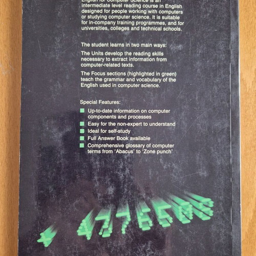 English for Computer Science used language learning book
