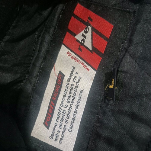 Roleff leather motorcycle suit with ixs pants like new