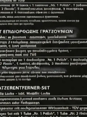 Κιτ επιδιόρθωσης γρατζουνιών για αυτοκίνητο