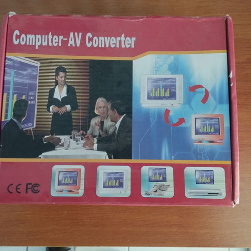 PC VGA-TV Converter model st-340 like new unused