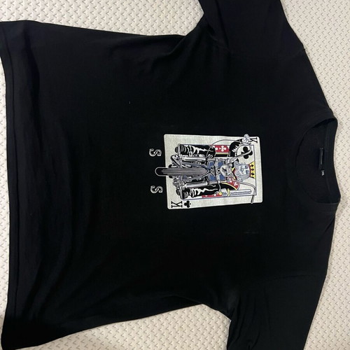 T-shirt vintage logo black size XXL used