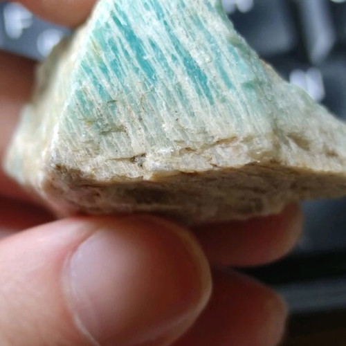 Amazonite new, characteristic specimen from Brazil