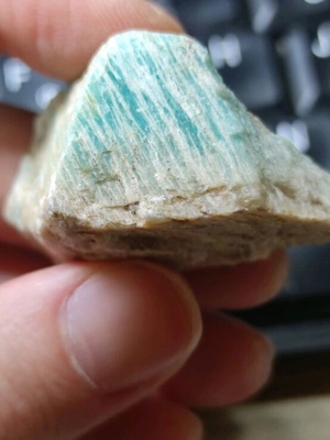 Amazonite new, characteristic specimen from Brazil