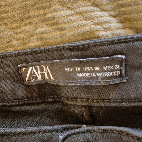 Zara black skinny jeans