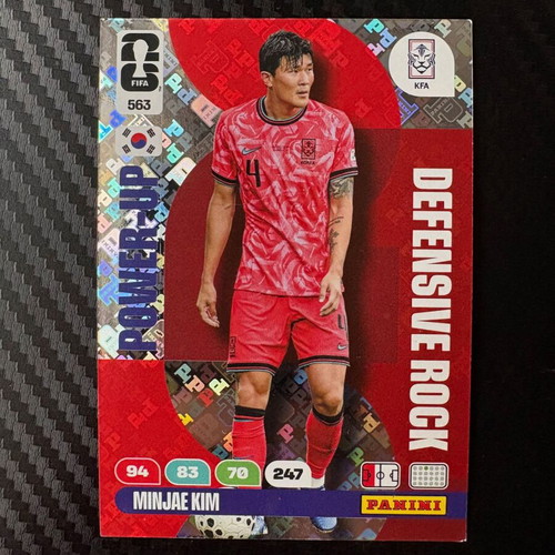 Minjae Kim Panini FIFA World Cup 2026 Adrenalyn card like new