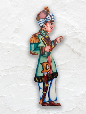 Turkos Axiomatikos handmade professional Karagiozis figure new