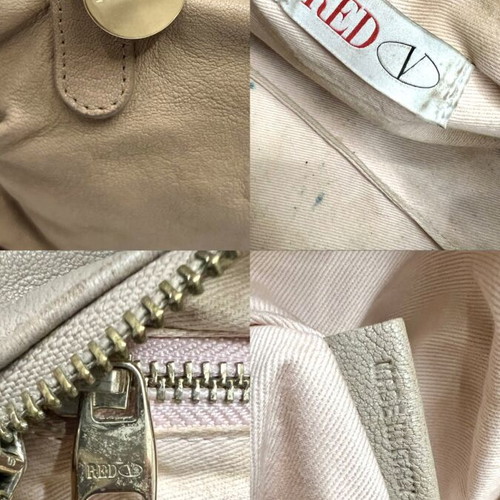 Red Valentino Garavani leather chain shoulder bag used