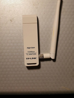 TP-LINK TL-WN722N v3.20 Wireless USB Network Adapter like new with detachable antenna 150Mbps