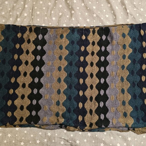 Amelie knitted scarf like new, multicolored, 2 meters long