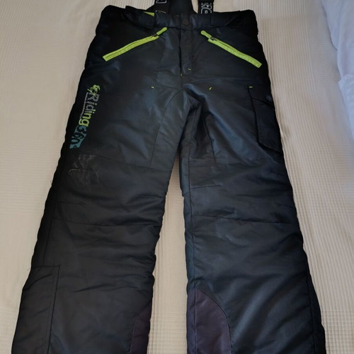 Orchestra ski and snowboard pants with adjustable suspenders, size 10 years / 140 cm