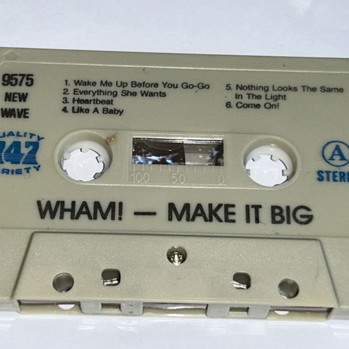 Wham! Make It Big κασέτα σπάνια έκδοση Νότια Αφρική