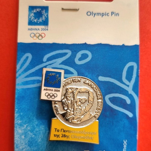 Pins Athens 2004 series Ta Pentakosiodrachma new, set of 7