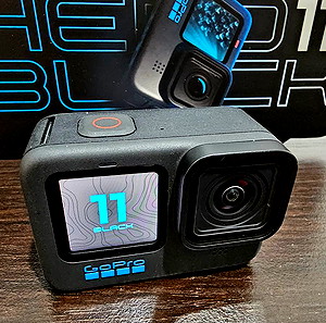 GoPro HERO 11 Black (μαζί με ένα κάρο αξεσουάρ) + 128GB Κάρτα Μνήμης + Dual Charger + 2 Enduro Batteries + 3-Way 2.0 + Protective Housing + Magnetic Swivel Clip + Casey Semi Hard Camera Case