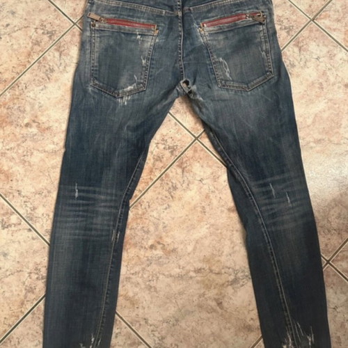 Dsquared2 jeans used, slim fit, genuine with rips