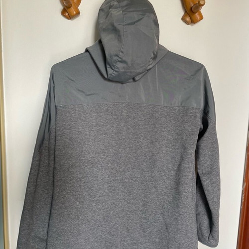 Nike hoodie L teen like new, grey