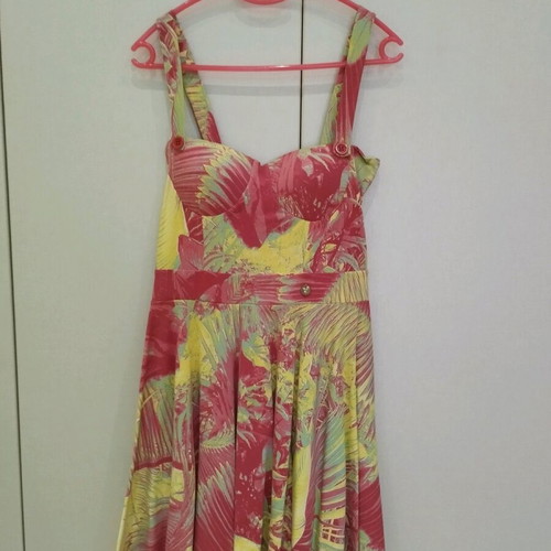 Articolo summer dress like new, pink and yellow, size S