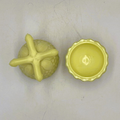 Rare Antique Bonbonnière "Pineapple" Portieux-Vallerysthal like new