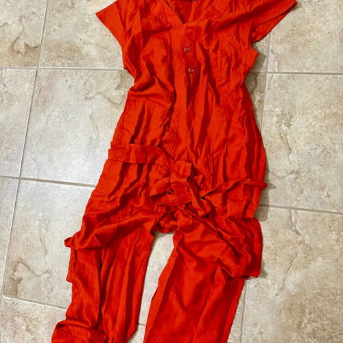 Attrattivo jumpsuit like new, size M 38 10, orange