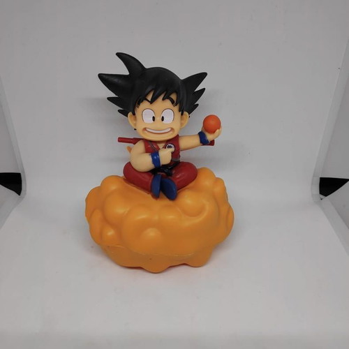 Dragonball Young Son Goku figure on Kinto-un flying cloud, 11cm