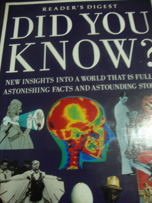 Reader's Digest Did You Know new book