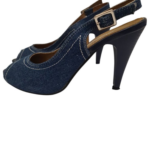Women’s denim pumps like new, size 39 Dexim