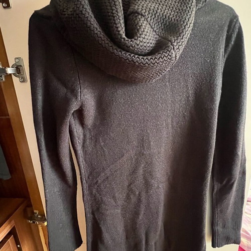 Turtleneck long blouse like new, black, size M