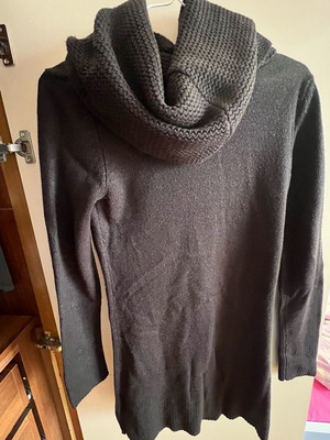 Turtleneck long blouse like new, black, size M