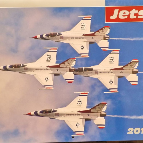Jets 2012 aviation calendar new