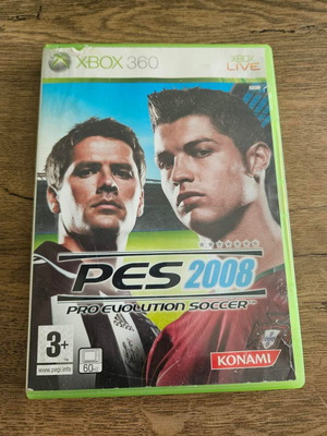 PES 2008 Xbox 360 game used, good condition