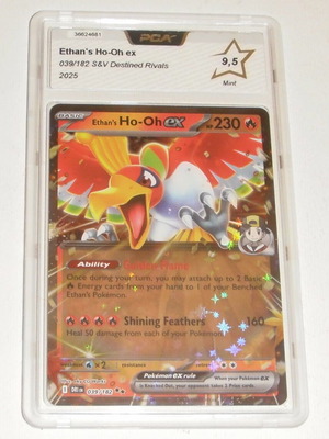 Pokemon Graded Holo Card in Mint condition