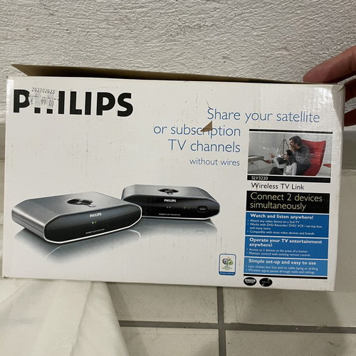 Philips Wireless TV Link SLV3220 new, image and audio transmitter