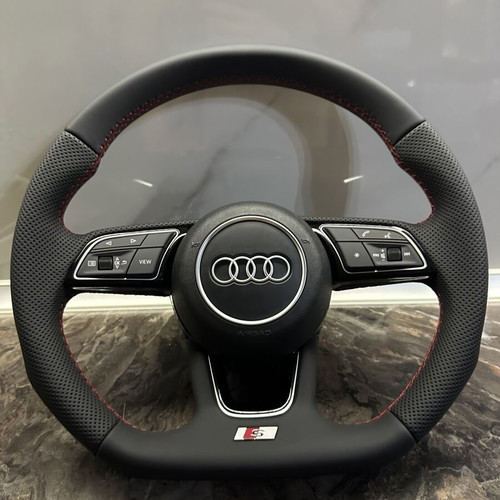 Audi steering wheel nappa leather with airbag for automatic cars after 2012 new