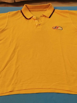 JJ Sports kids Polo shirt yellow like new No. 6-7