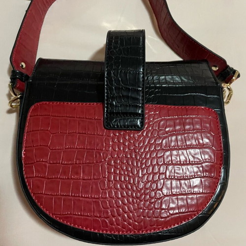 Amelie bag black red new 23x18x5.5 cm