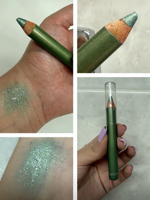 Glitter Kajal Eyepencil Shimmer Sage Green, like new