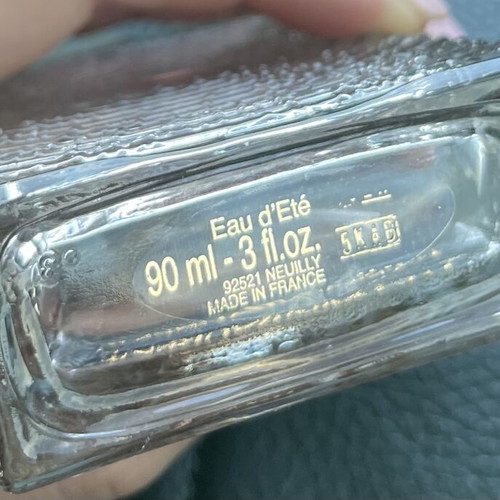 Vintage Yves Saint Laurent Cinema Eau d’Été collectible empty bottle like new