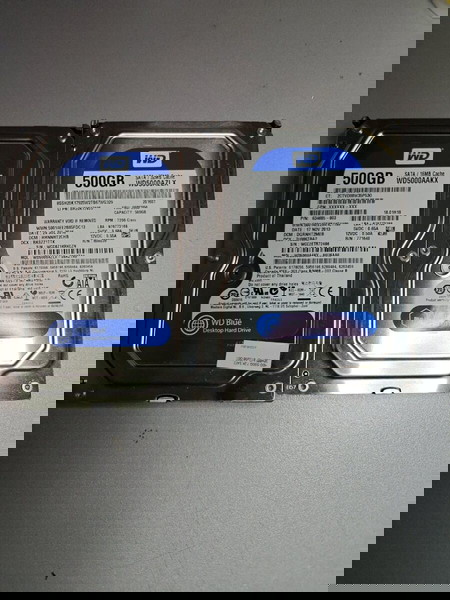 2x wd 500gb 3.5