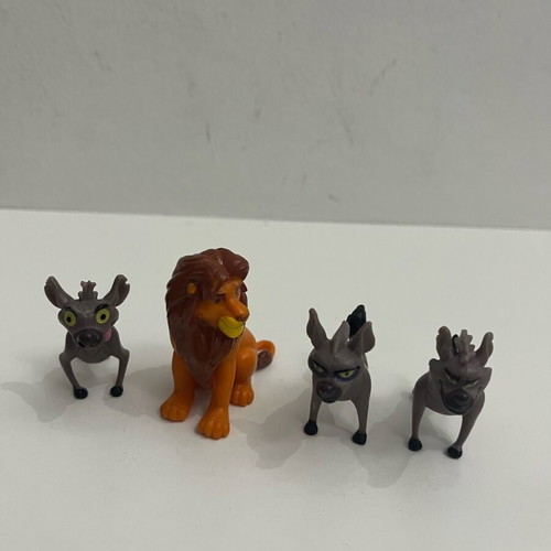 Mufasa and Hyenas figures from The Lion King like new