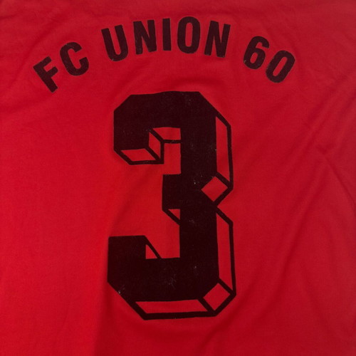Erima FC Union 60 ποδοσφαιρική φανέλα μεταχειρισμένη, μέγεθος L/XL, κόκκινη