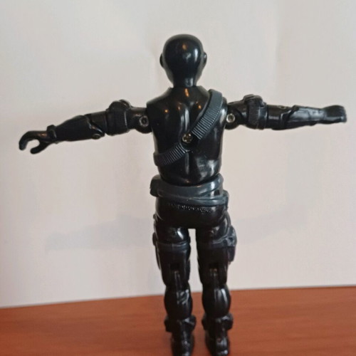 GI JOE Snake Eyes (V2) 1985 figure used with tight joints