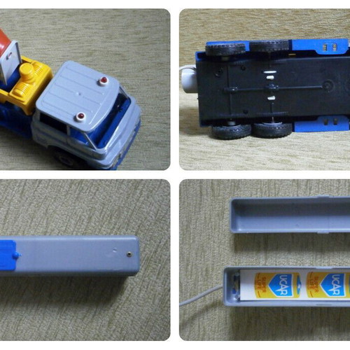 Lyra Mixer Truck No 110 B/O R/C vintage battery toy