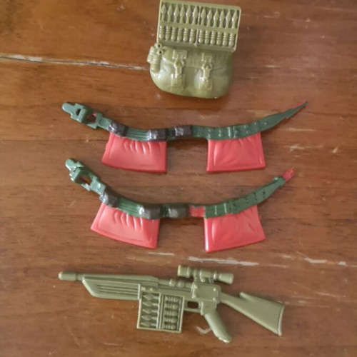 G.I. Joe Spirit weapons and belt set of 2