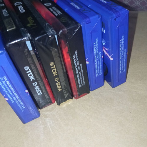 TDK audio cassette pack of 6, 3 T1 60 + 3 D 90, new sealed